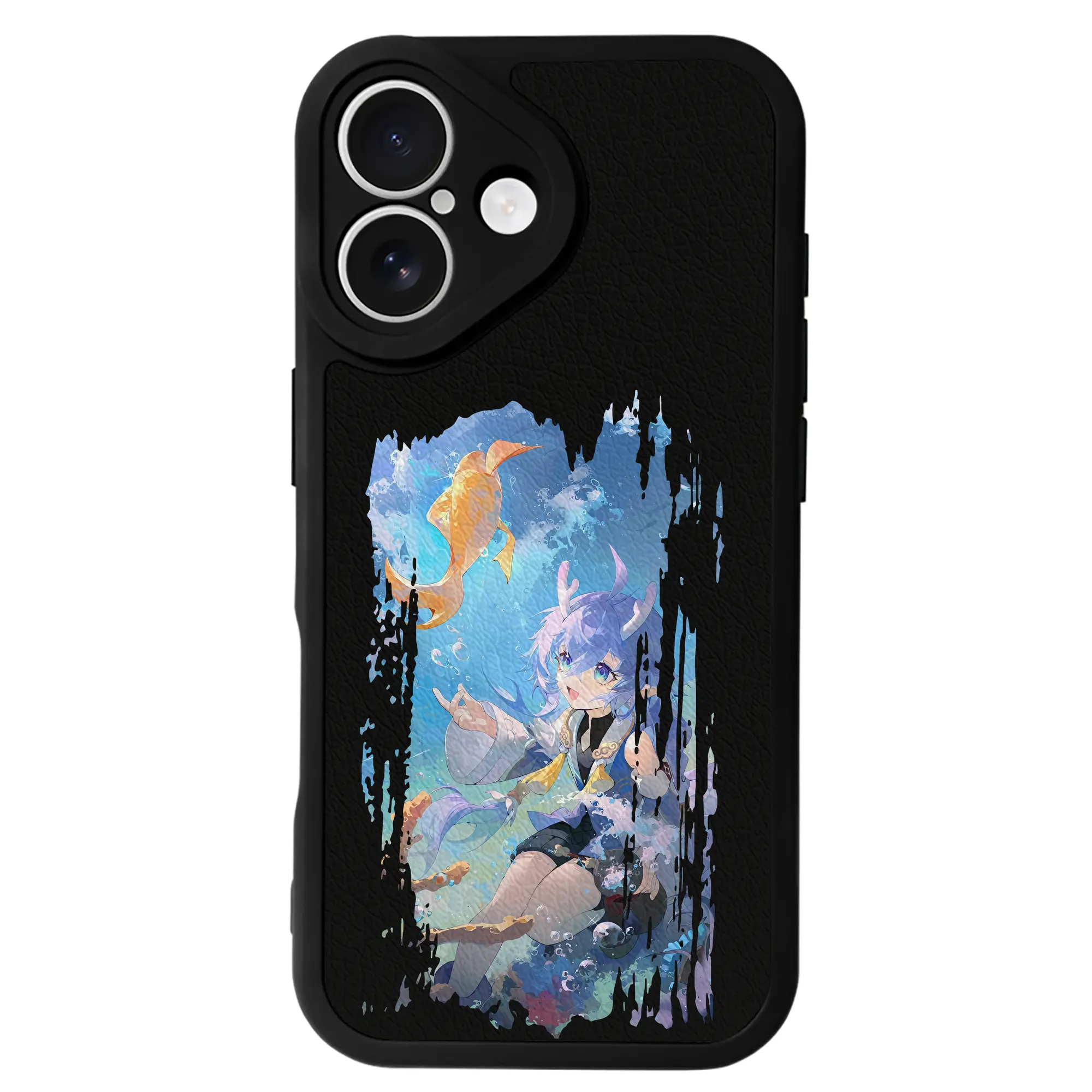 崩壊：スターレイル グッズ 白露 - IPhone 16シリーズ対応 ・ シリコンスマホケース ・ レザー調 ・ 高精度フィット ・ 耐衝撃 ・ ワイヤレス充電対応 ・ 精密カット